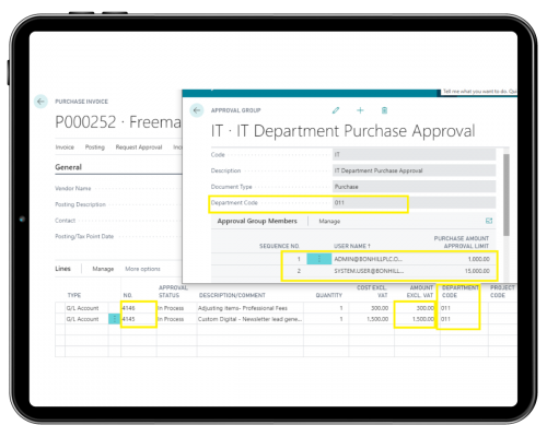 Powerful integration with Dynamics 365 Business Central